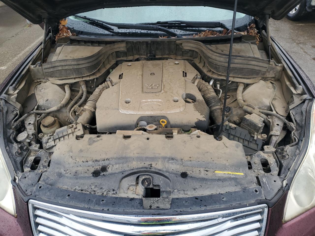 2012 Infiniti EX VIN JN1AJ0HP1CM401060 Copart auction photo, side damage thumbnail 12
