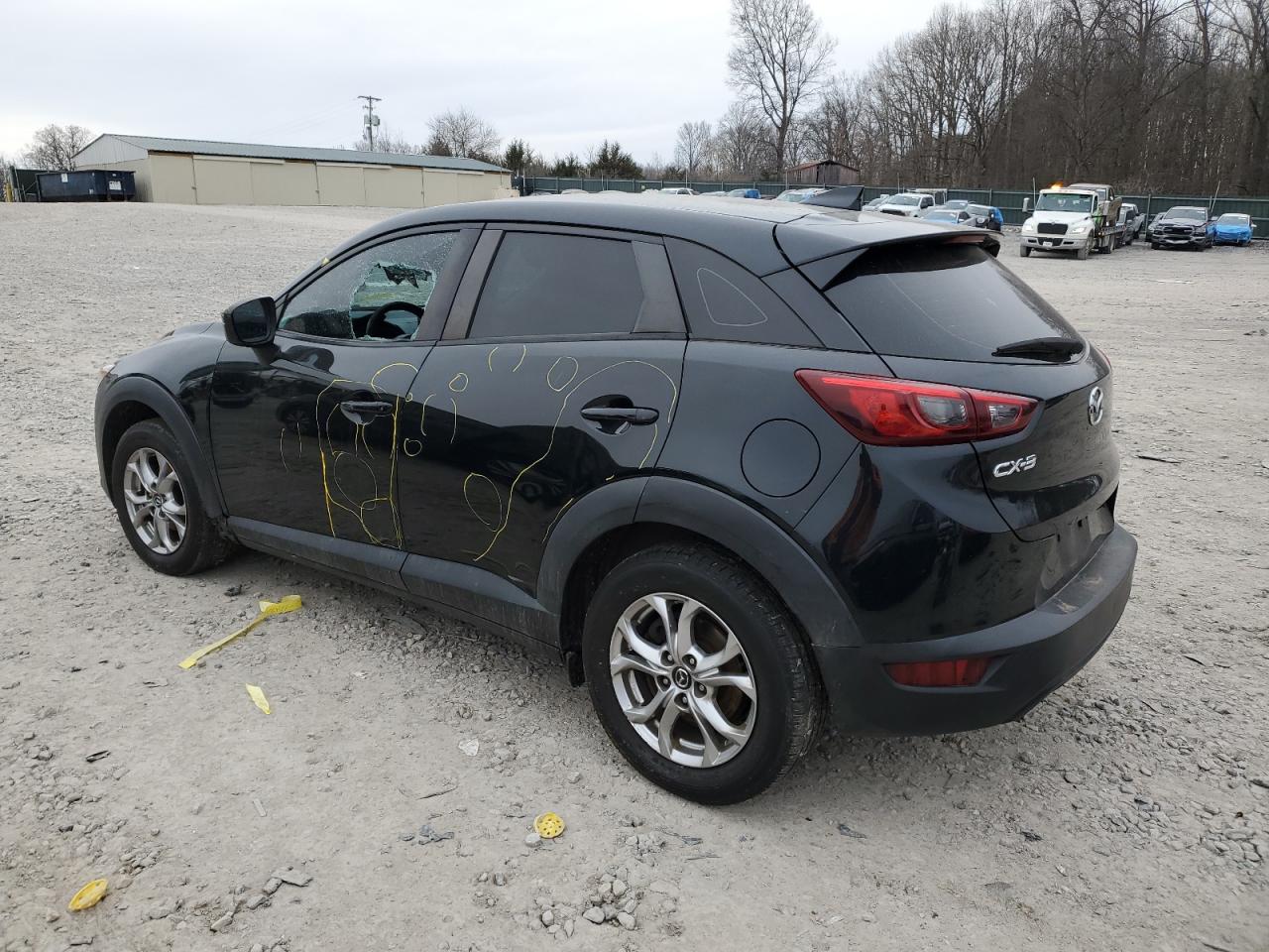 2017 Mazda CX-3 VIN JM1DKDB74H0164750 Copart auction photo, vandalism / side damage thumbnail 2