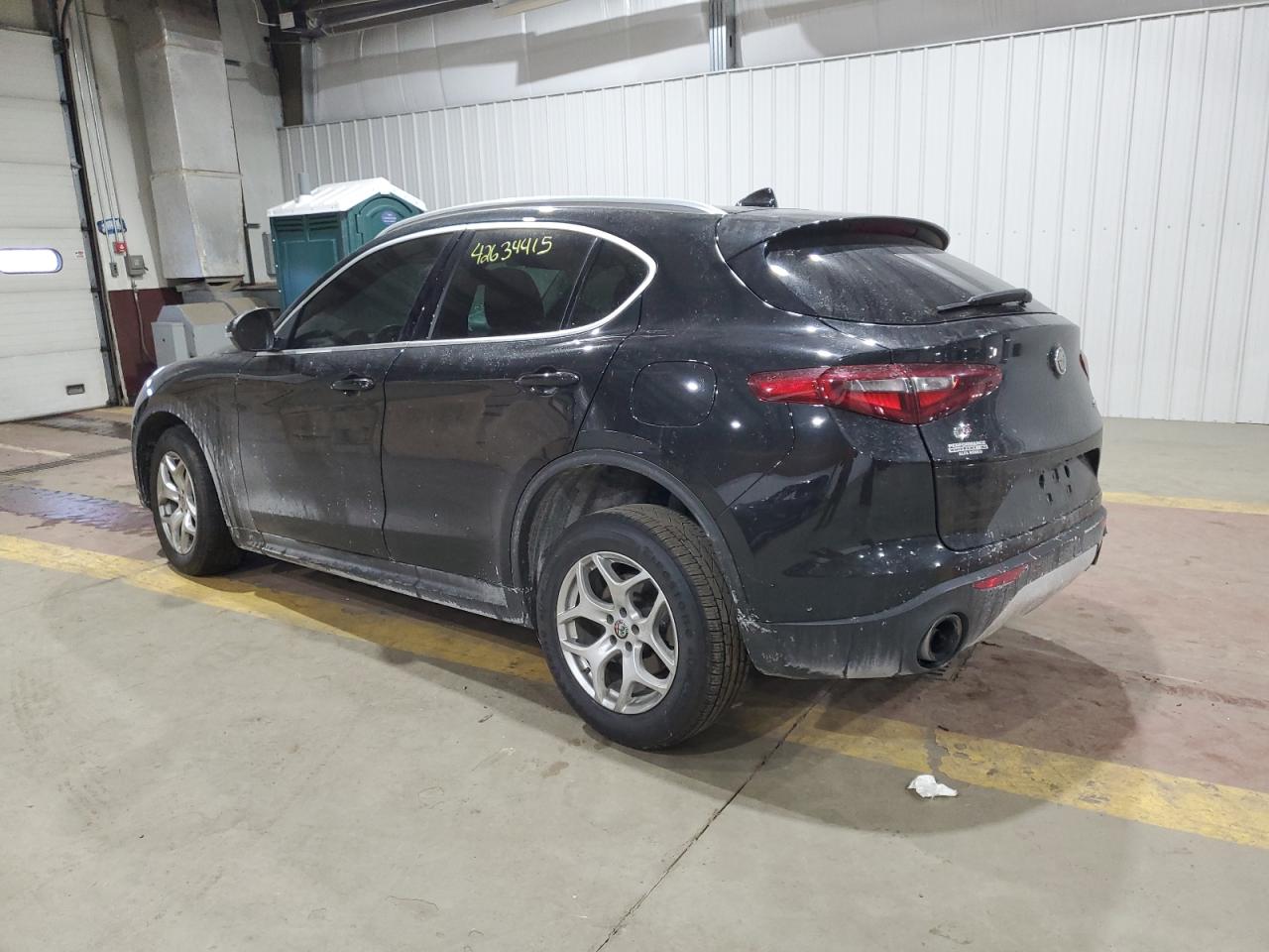 2018 Alfa Romeo Stelvio VIN ZASFAKAN8J7C30060 Copart auction photo, front end / side damage thumbnail 2