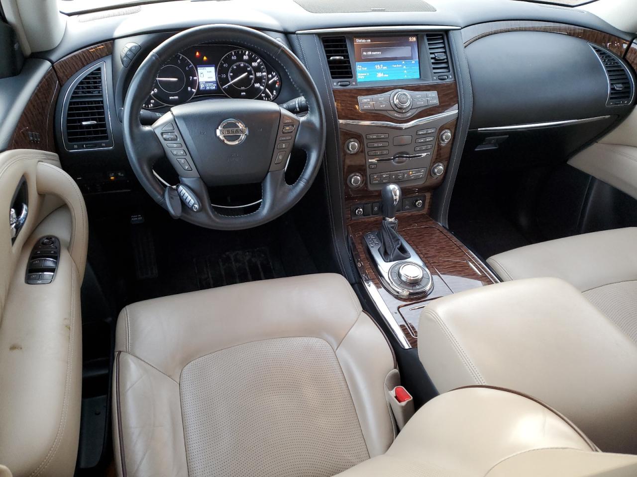 2017 Nissan Armada VIN JN8AY2NE4H9706607 Copart auction photo, minor dent/scratches damage thumbnail 8