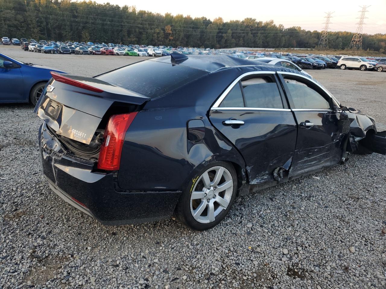 2015 Cadillac ATS VIN 1G6AA5RA9F0122667 Copart auction photo, all over damage thumbnail 3