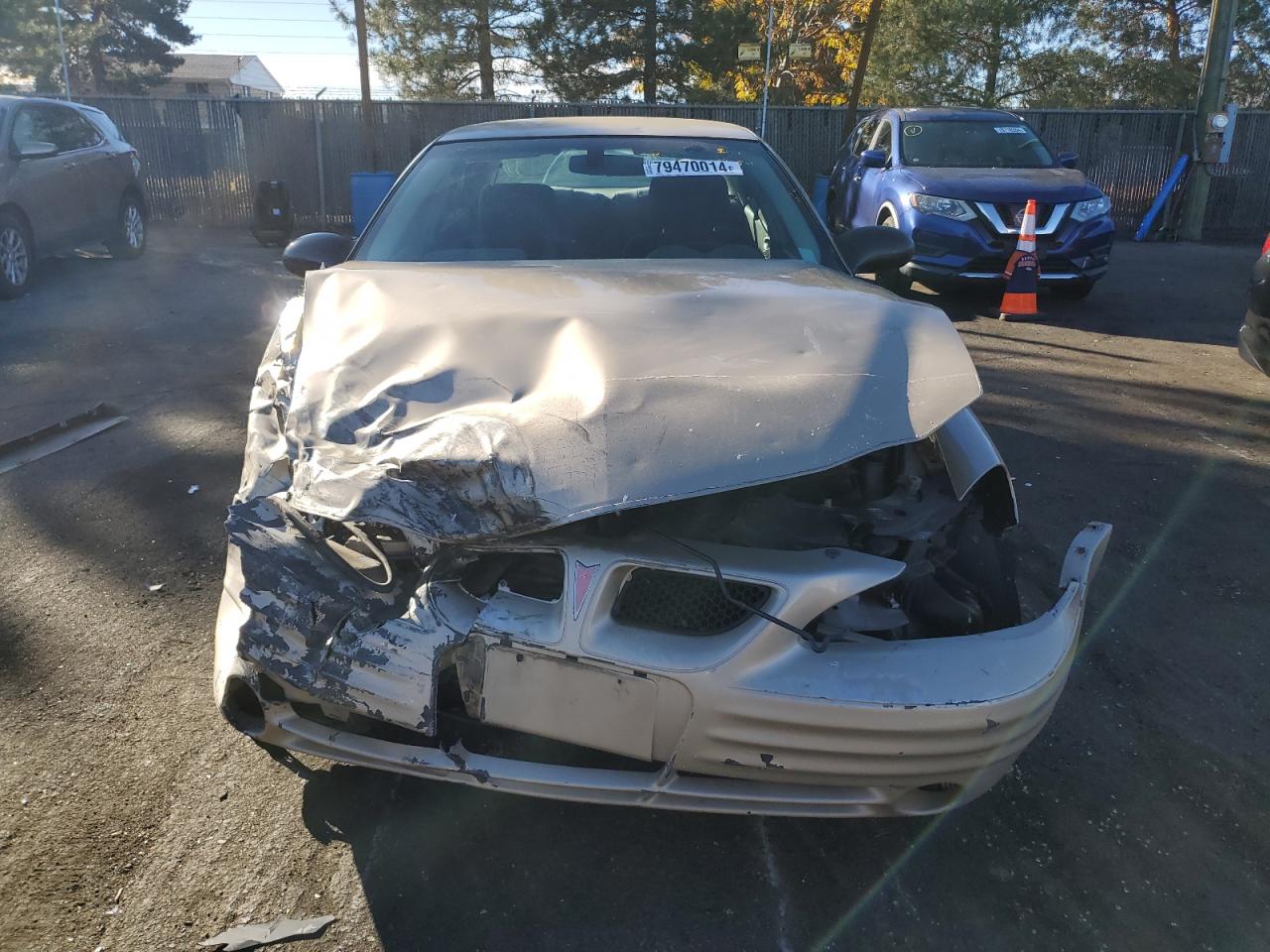 2002 Pontiac Grand AM VIN 1G2NF52F42C208469 Copart auction photo, front end / hail damage thumbnail 5