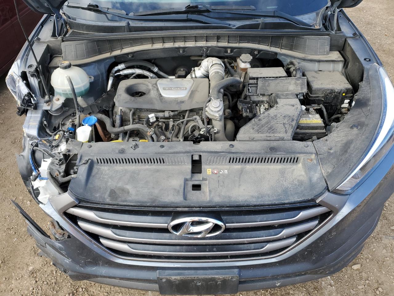 2016 Hyundai Tucson VIN KM8J3CA27GU123290 Copart auction photo, front end damage thumbnail 11
