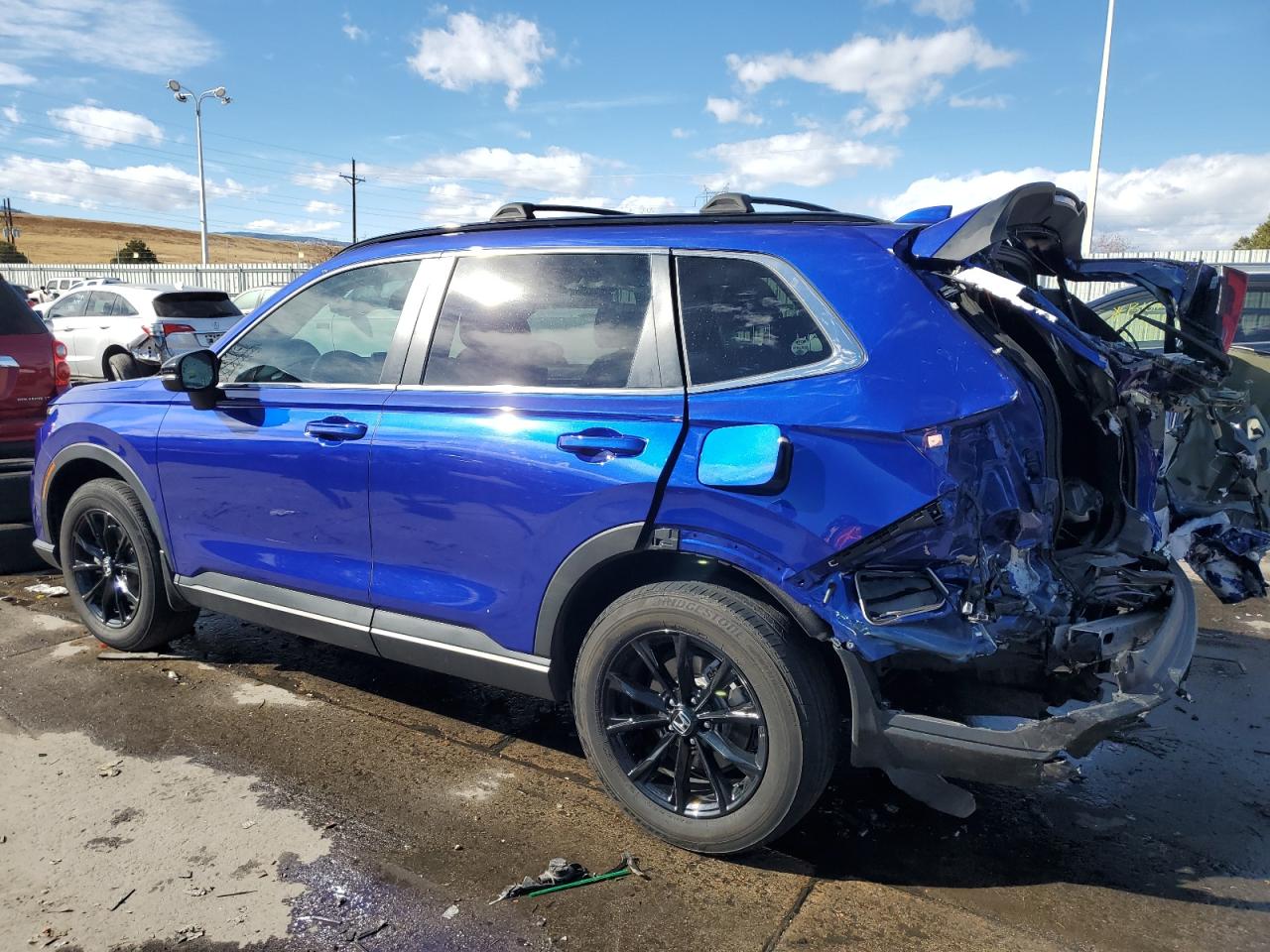 2023 Honda CR-V VIN 7FARS6H5XPE035181 Copart auction photo, rear end / side damage thumbnail 2