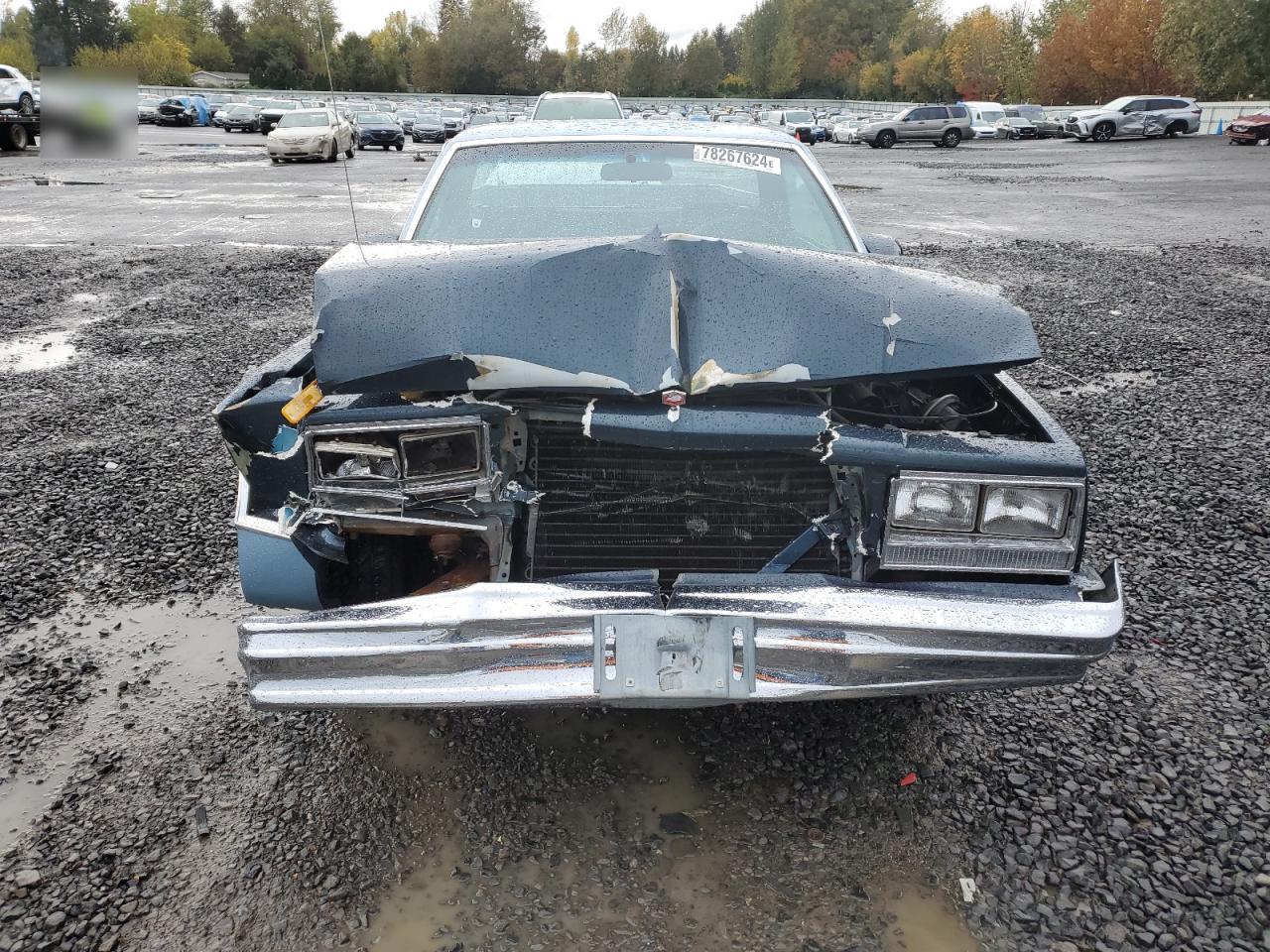 1986 Chevrolet El Camino VIN 3GCCW80Z5GS902512 Copart auction photo, front end / side damage thumbnail 5