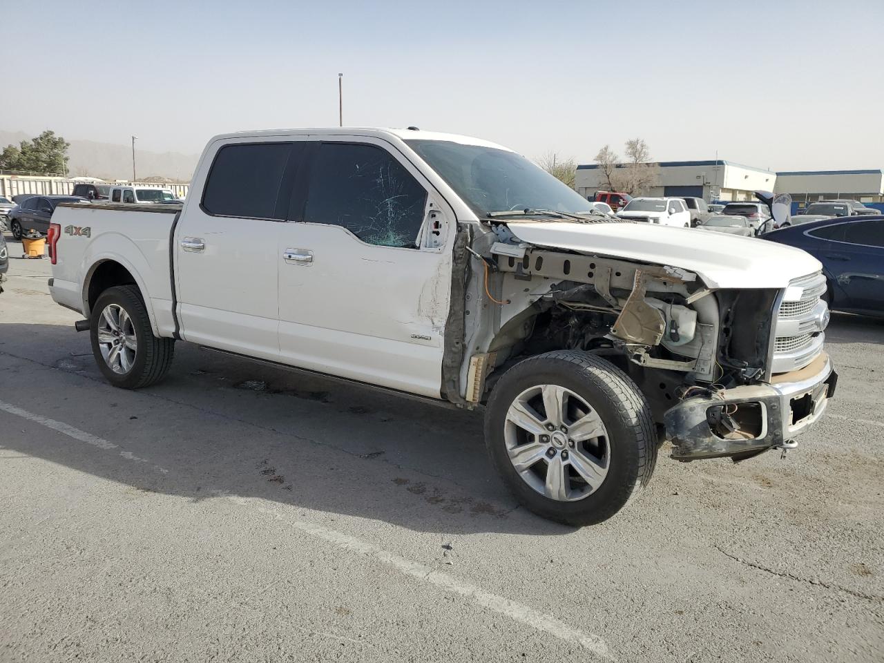 2015 Ford F-150 VIN 1FTEW1EG5FFA89375 Copart auction photo, front end / side damage thumbnail 4