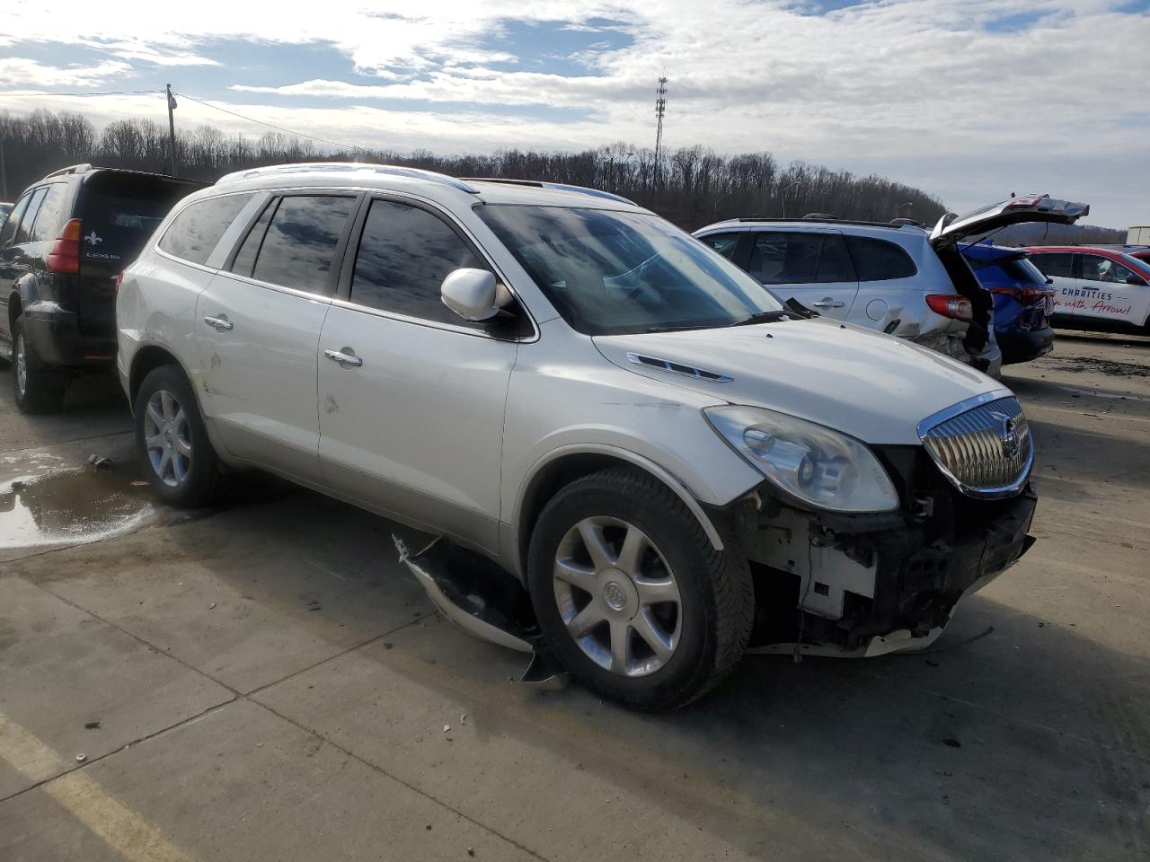 2011 Buick Enclave VIN 5GAKVBED6BJ310878 Copart auction photo, front end damage thumbnail 4
