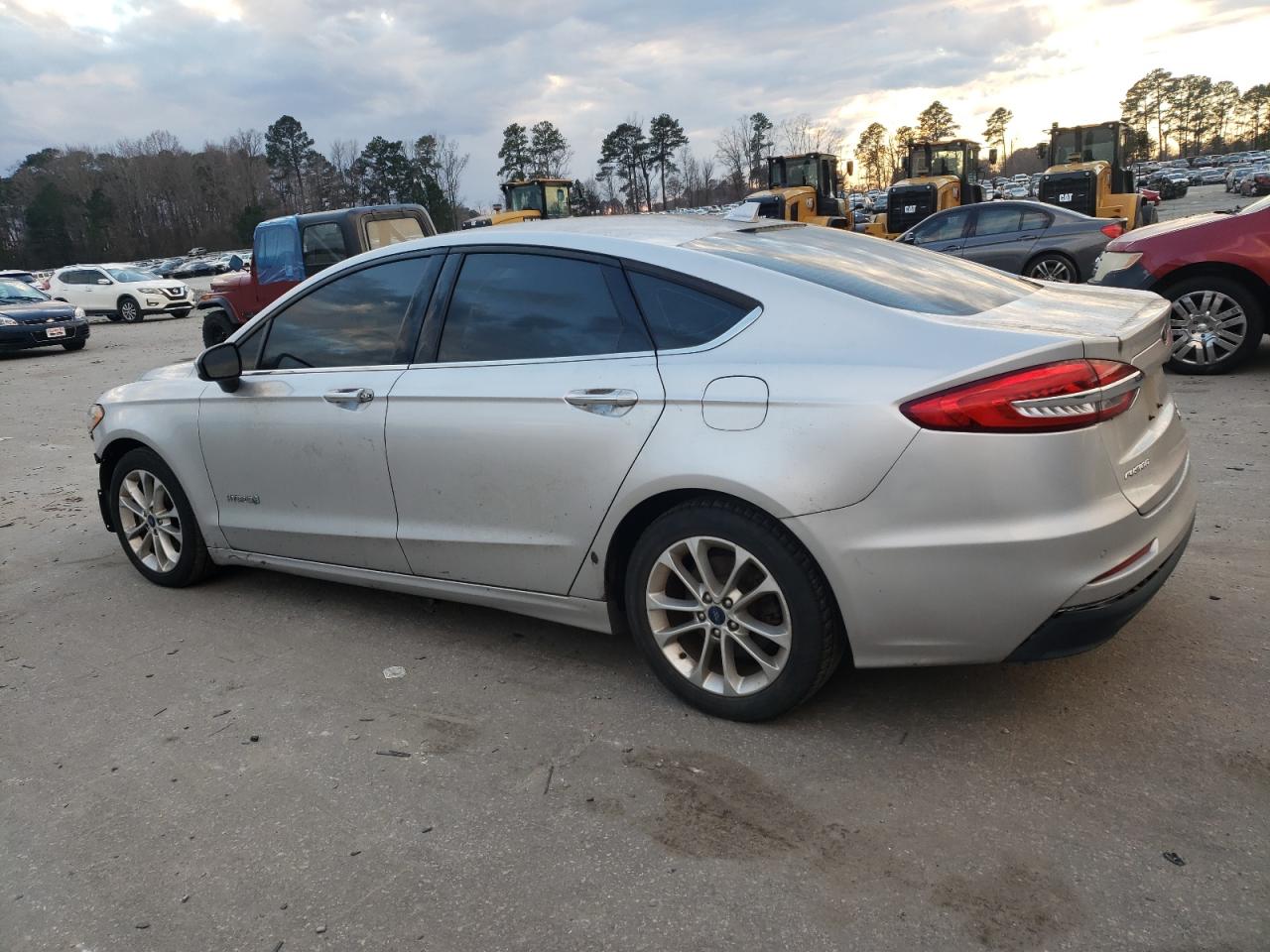 2019 Ford Fusion VIN 3FA6P0LUXKR257017 Copart auction photo, all over / frame damage damage thumbnail 2
