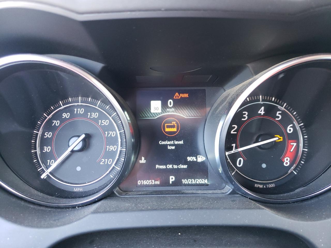 2019 Jaguar F-Type VIN SAJD55EE3KCK62912 Copart auction photo, front end / minor dent/scratches damage thumbnail 9