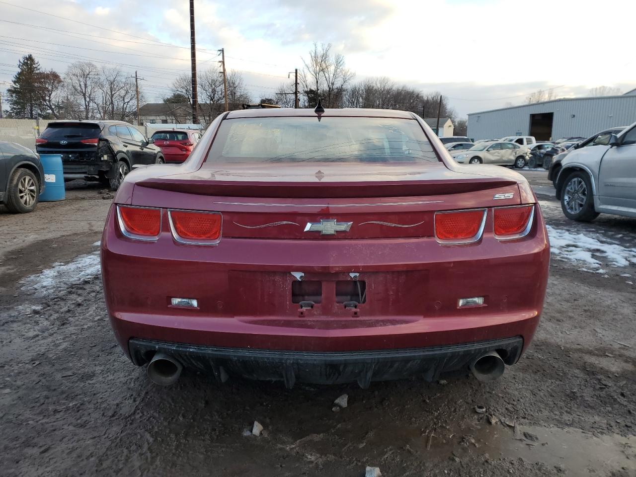 2011 Chevrolet Camaro VIN 2G1FK1EJ4B9120414 Copart auction photo, side / rear end damage thumbnail 6