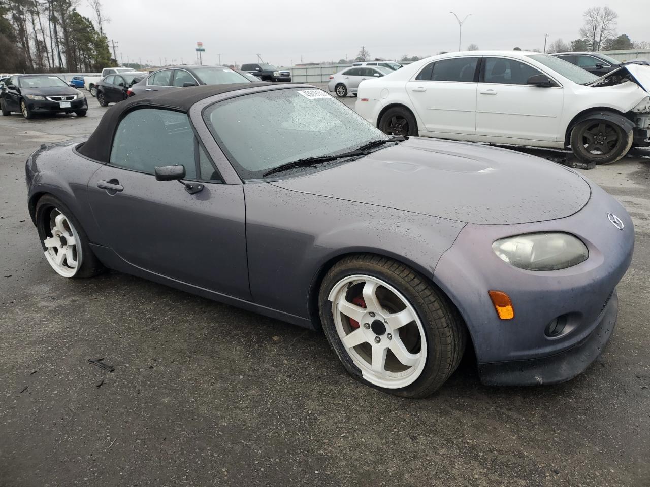 2006 Mazda MX-5 VIN JM1NC25FX60104591 Copart auction photo, all over / mechanical damage thumbnail 4