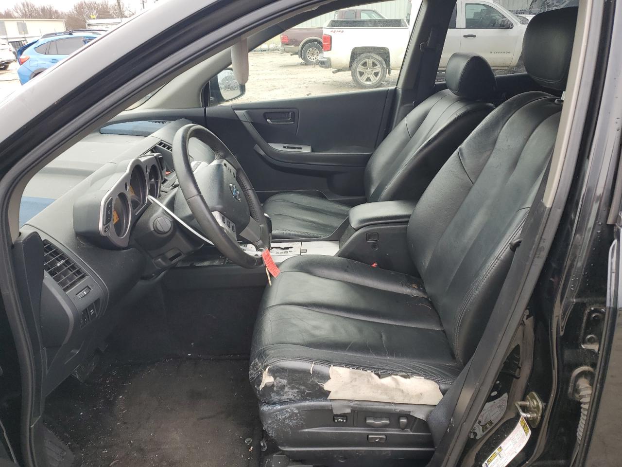 2004 Nissan Murano VIN JN8AZ08W54W333109 Copart auction photo, rear end / side damage thumbnail 7