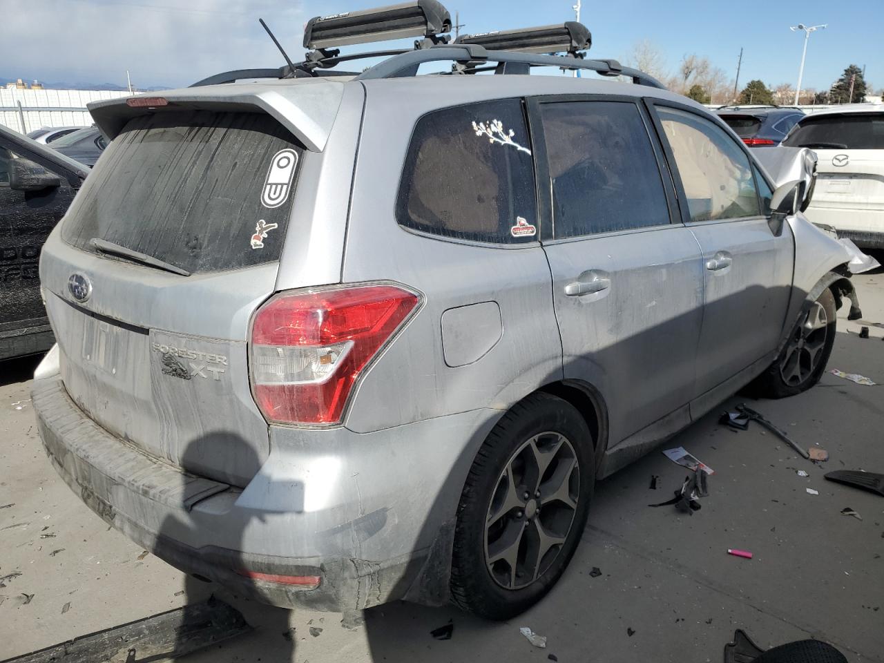 2015 Subaru Forester VIN JF2SJGDC5FH429634 Copart auction photo, front end damage thumbnail 3