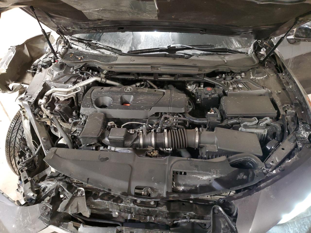 2021 Acura TLX VIN 19UUB5F48MA003877 Copart auction photo, front end / side damage thumbnail 11