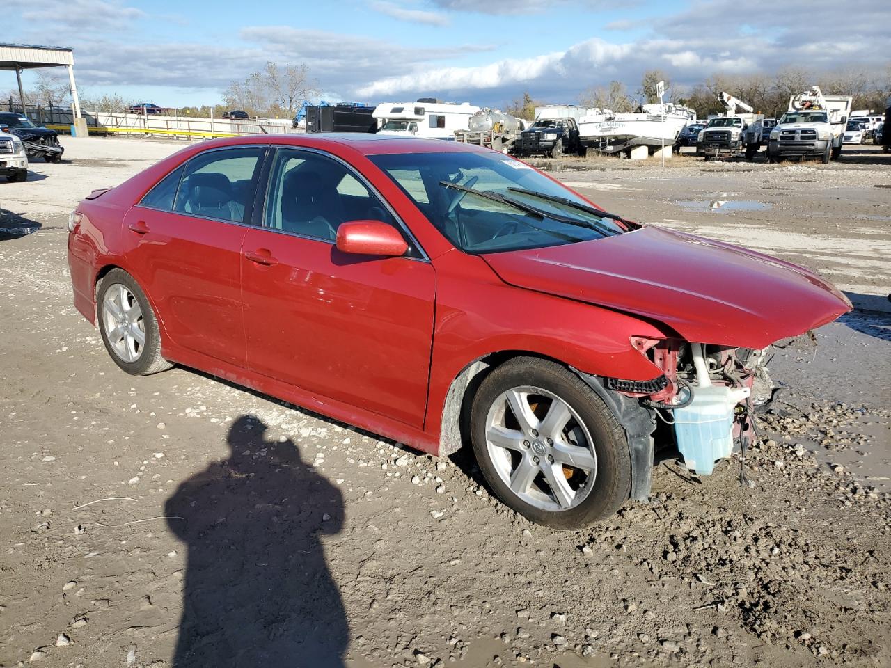 2008 Toyota Camry VIN 4T1BK46K78U072123 Copart auction photo, front end / mechanical damage thumbnail 4