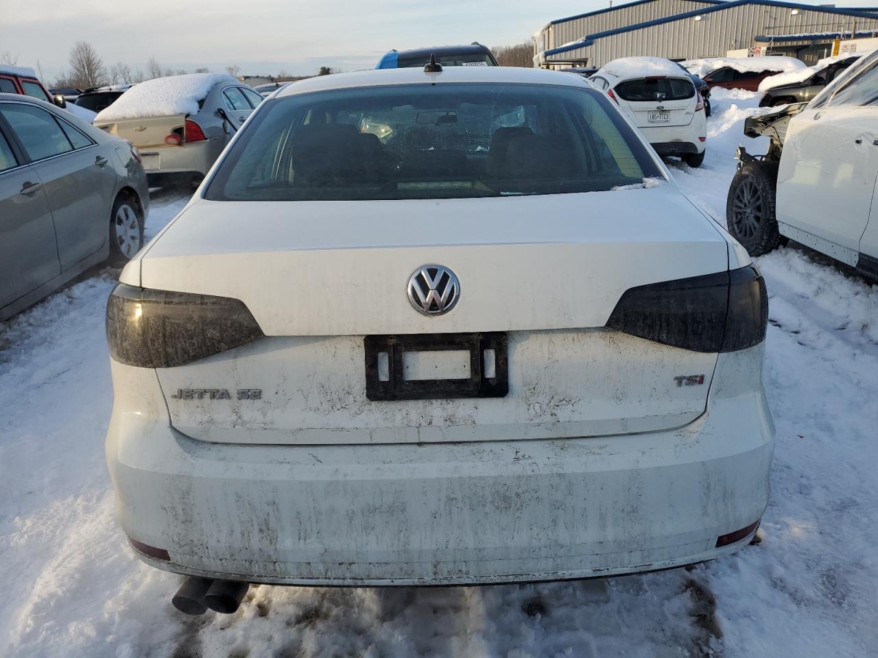 2015 Volkswagen Jetta VIN 3VWD17AJ9FM213451 Copart auction photo, front end / rear end damage thumbnail 6