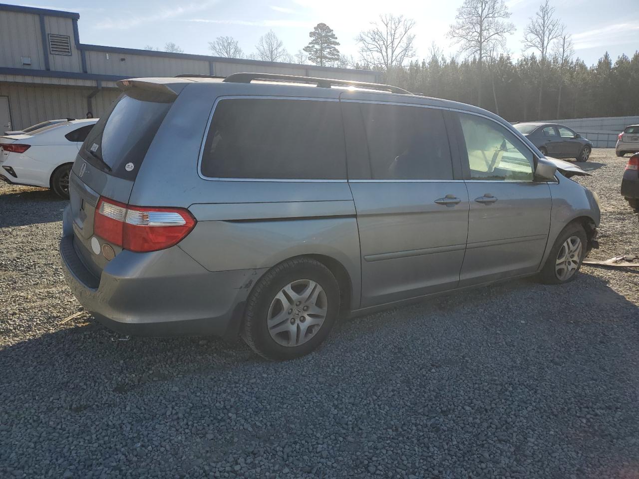 2007 Honda Odyssey VIN 5FNRL38717B045459 Copart auction photo, front end damage thumbnail 3