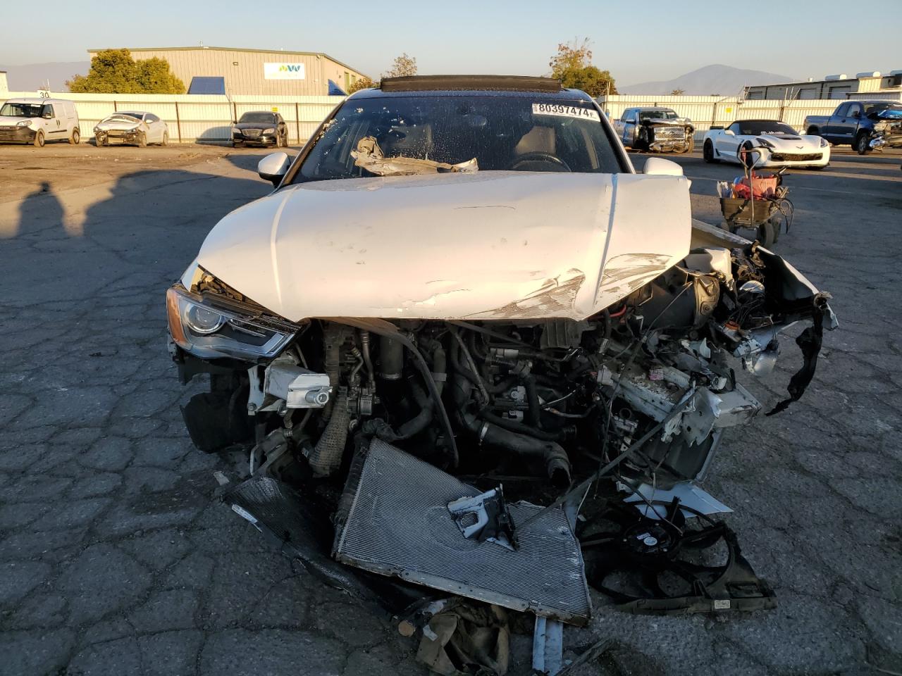 2015 Audi A3 VIN WAUBFGFF0F1088463 Copart auction photo, front end damage thumbnail 5