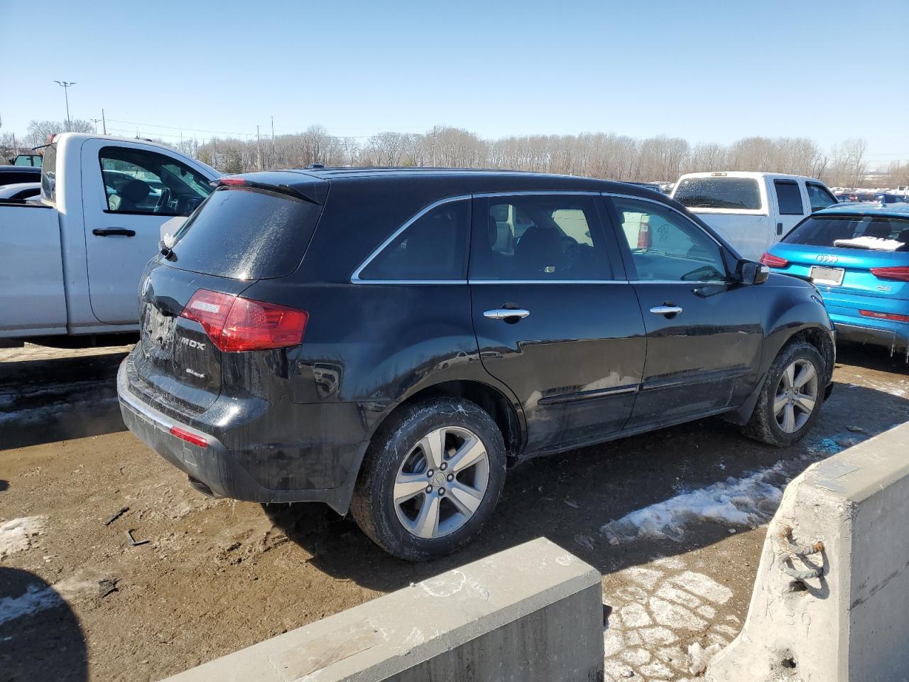 2010 Acura MDX VIN 2HNYD2H20AH525401 Copart auction photo, front end / mechanical damage thumbnail 3