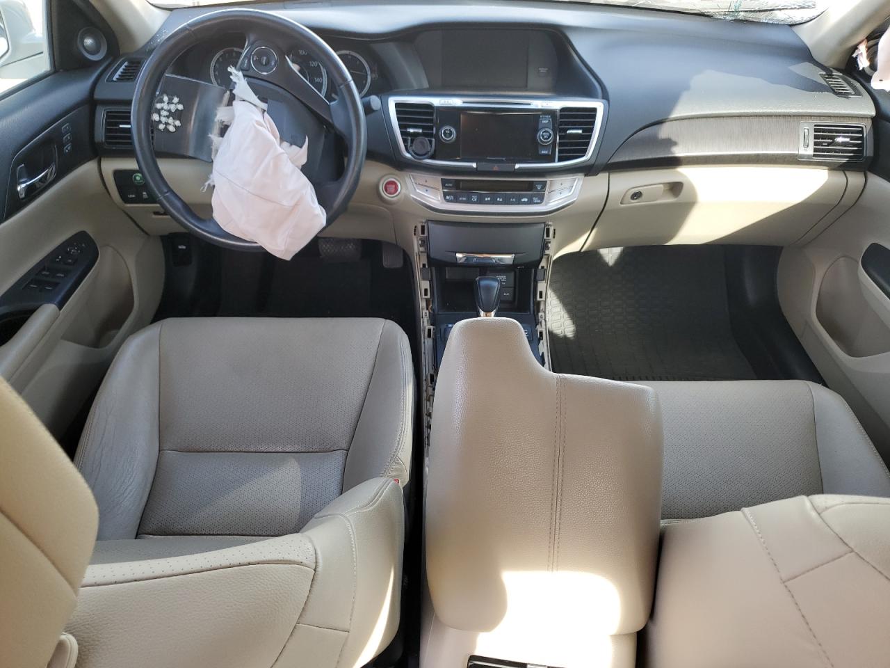 2014 Honda Accord VIN 1HGCR3F85EA020362 Copart auction photo, front end / side damage thumbnail 8