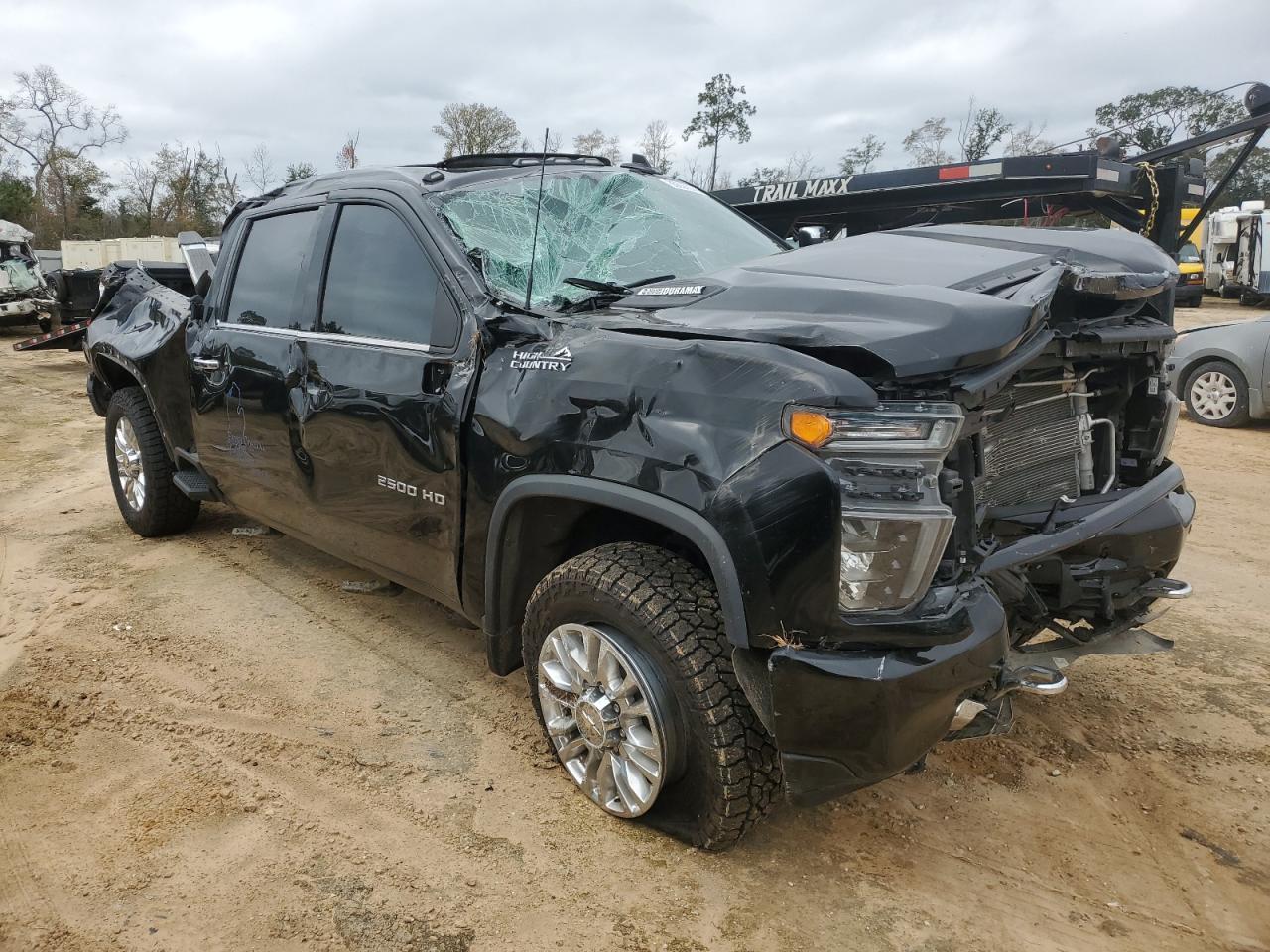 2022 Chevrolet Silverado VIN 2GC4YREY4N1235414 Copart auction photo, all over damage thumbnail 4