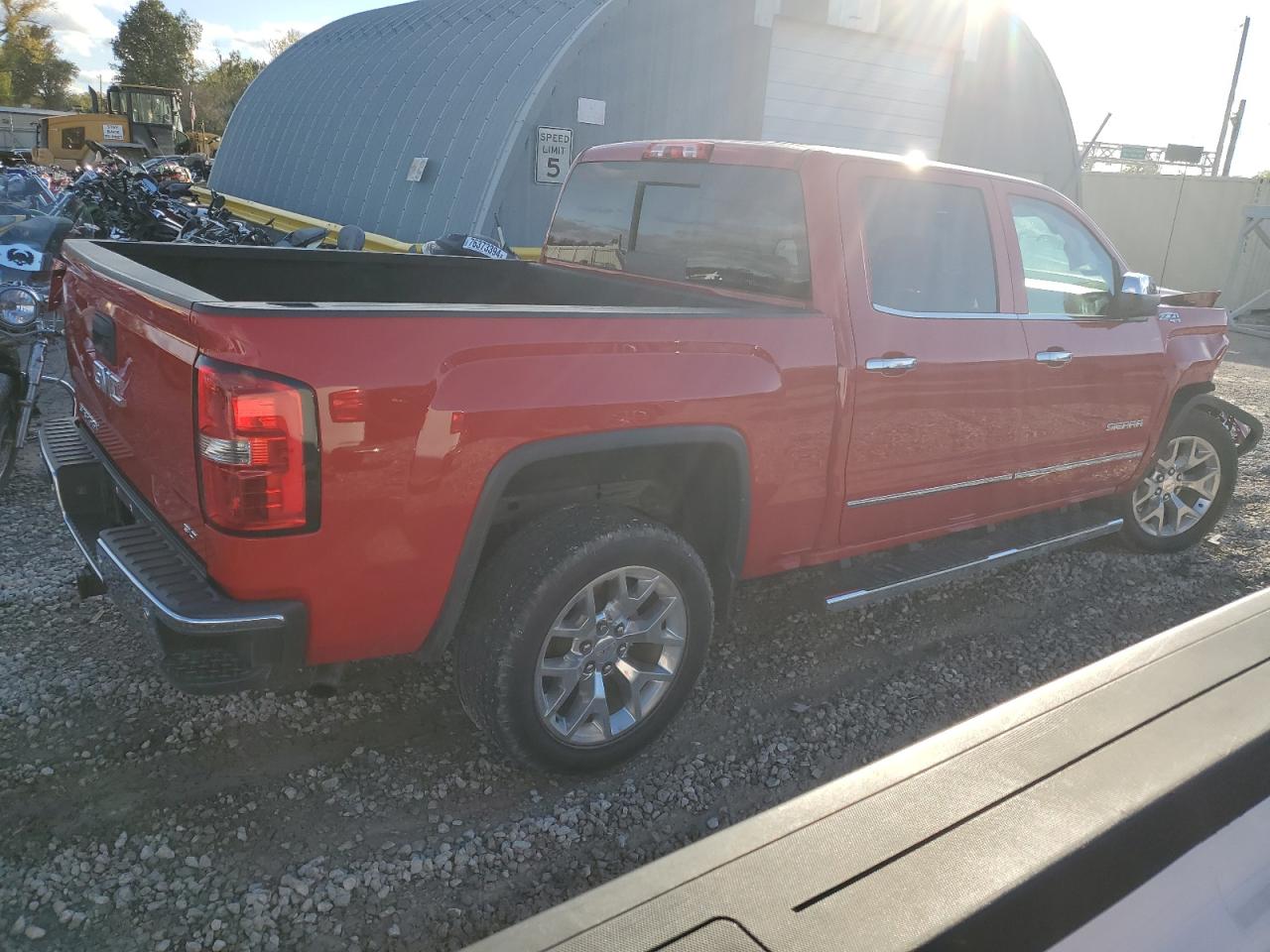 2015 GMC Sierra VIN 3GTU2VEC1FG454385 Copart auction photo, front end / minor dent/scratches damage thumbnail 3