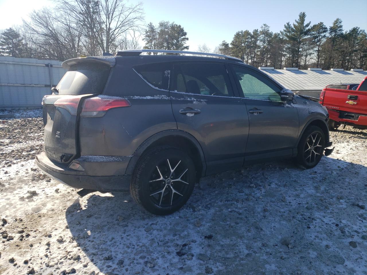 2016 Toyota RAV 4 VIN 2T3JFREV1GW527899 Copart auction photo, front end / rear end damage thumbnail 3