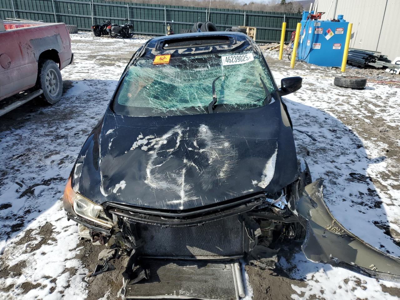2013 Acura ILX VIN 19VDE1F76DE000376 Copart auction photo, rollover damage thumbnail 11