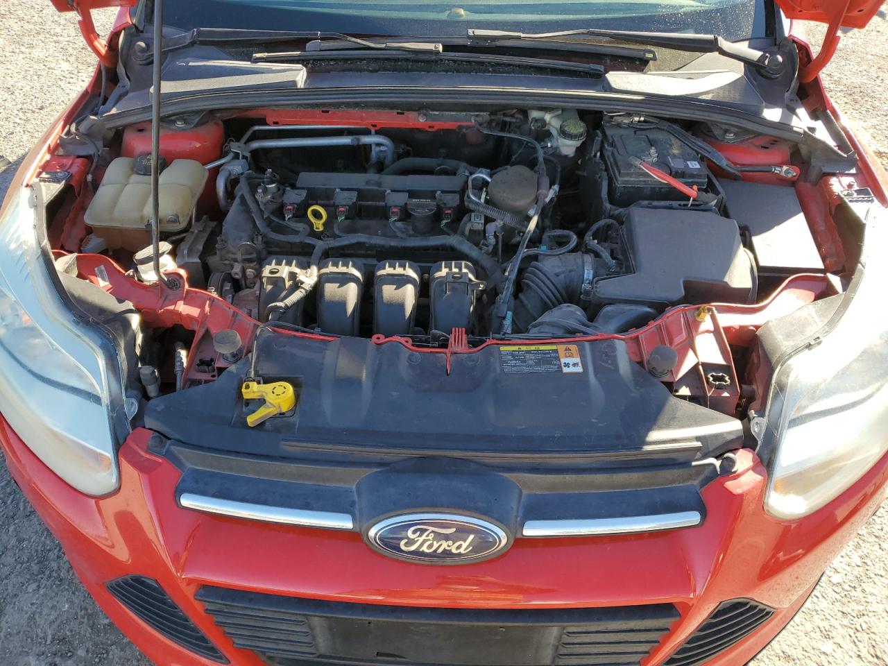 2014 Ford Focus VIN 1FADP3F22EL111698 Copart auction photo, rear end damage thumbnail 11