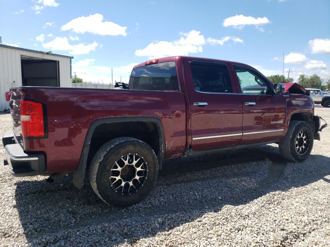 2014 GMC Sierra VIN 3GTU2VEC9EG447845 Copart auction photo, front end / rear end damage thumbnail 3
