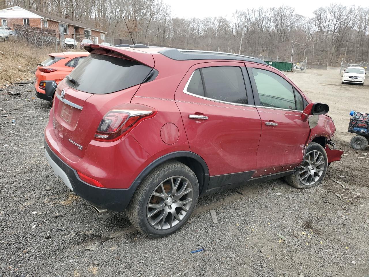 2017 Buick Encore VIN KL4CJ2SB1HB030235 Copart auction photo, front end damage thumbnail 3