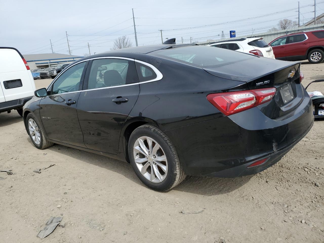 2019 Chevrolet Malibu VIN 1G1ZD5ST2KF156355 Copart auction photo, front end / side damage thumbnail 2