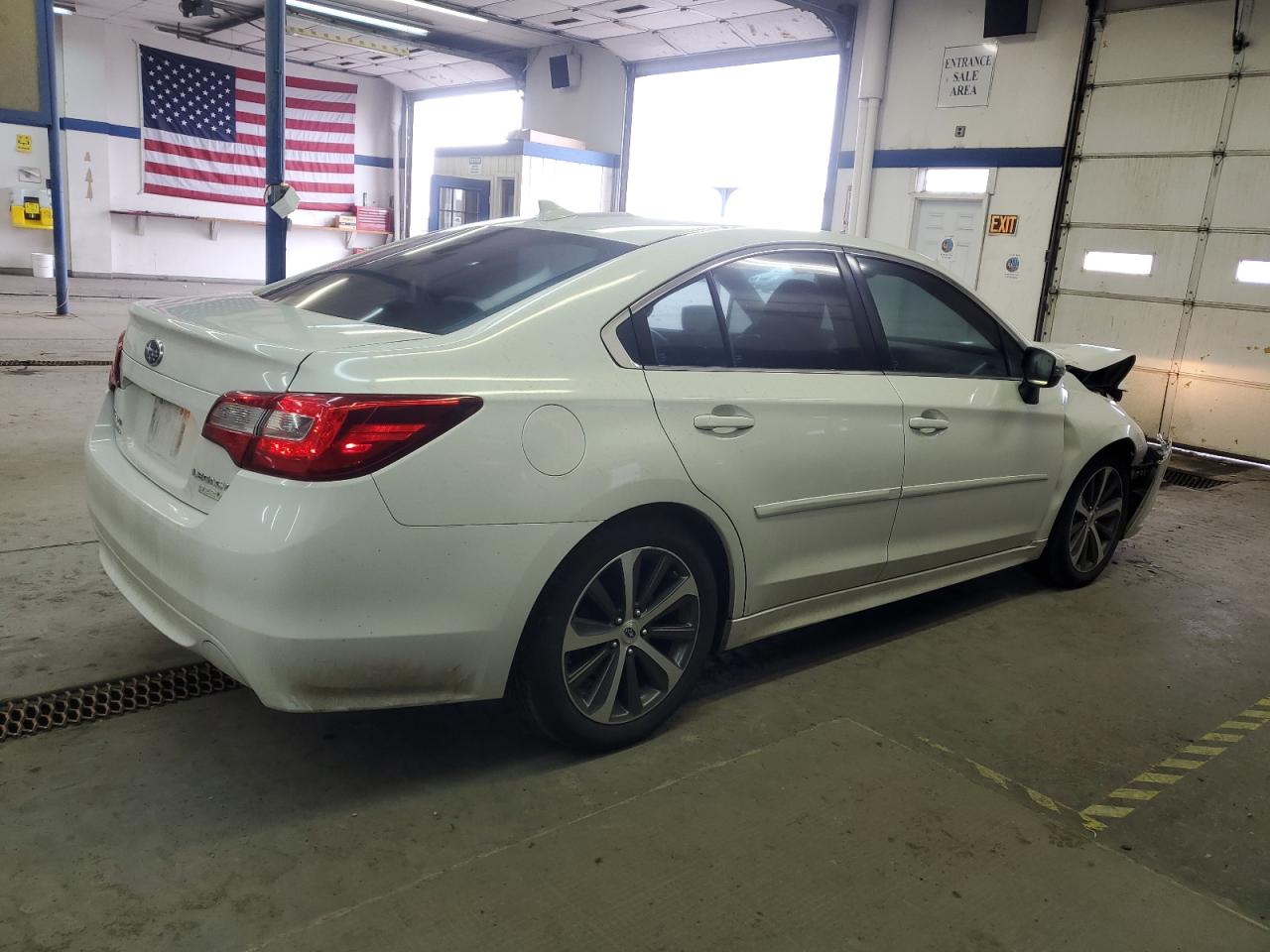 2016 Subaru Legacy VIN 4S3BNAN68G3023547 Copart auction photo, front end / side damage thumbnail 3