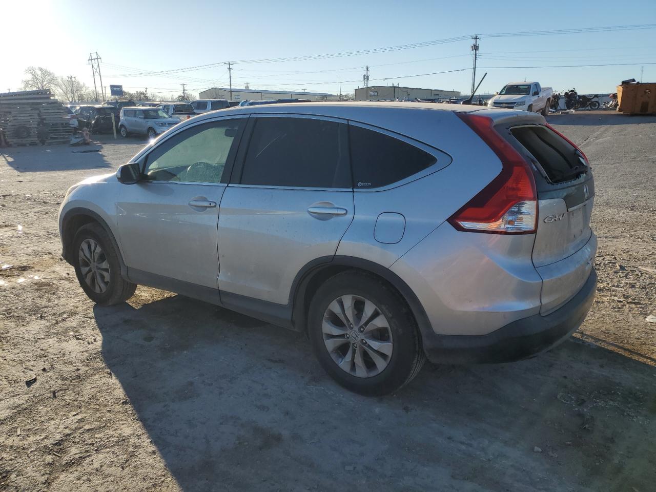 2012 Honda CR-V VIN 5J6RM3H50CL031906 Copart auction photo, rear end / minor dent/scratches damage thumbnail 2