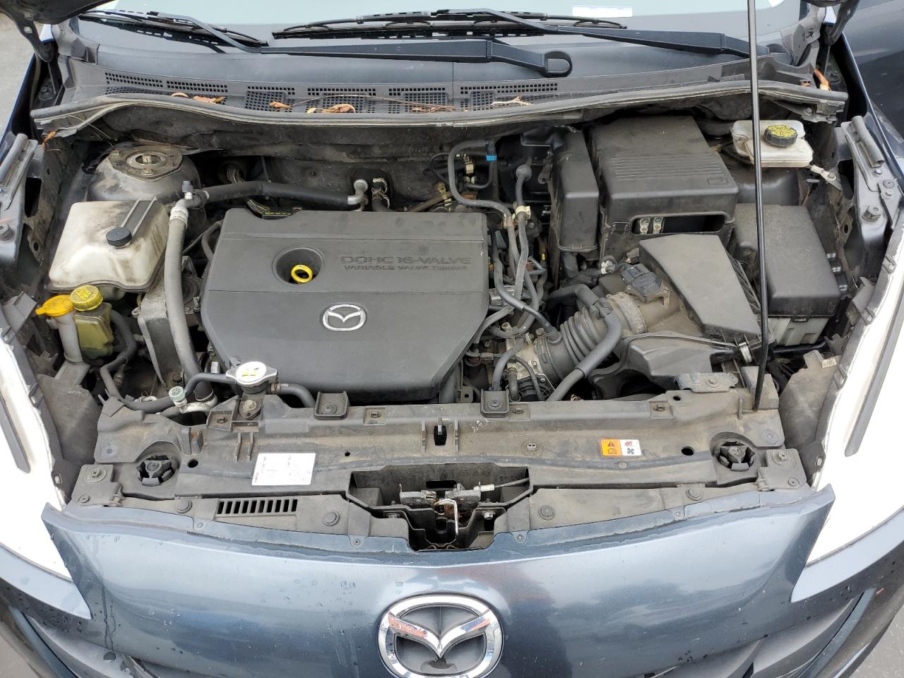 2012 Mazda 5 VIN JM1CW2BL4C0124470 Copart auction photo, rear end damage thumbnail 11