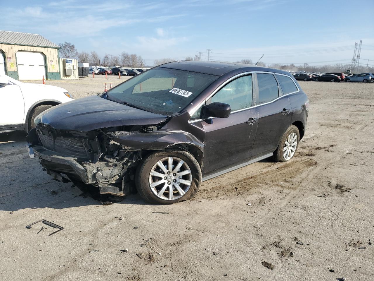 2010 Mazda CX-7 VIN JM3ER2W50A0338257 - Copart auction photo