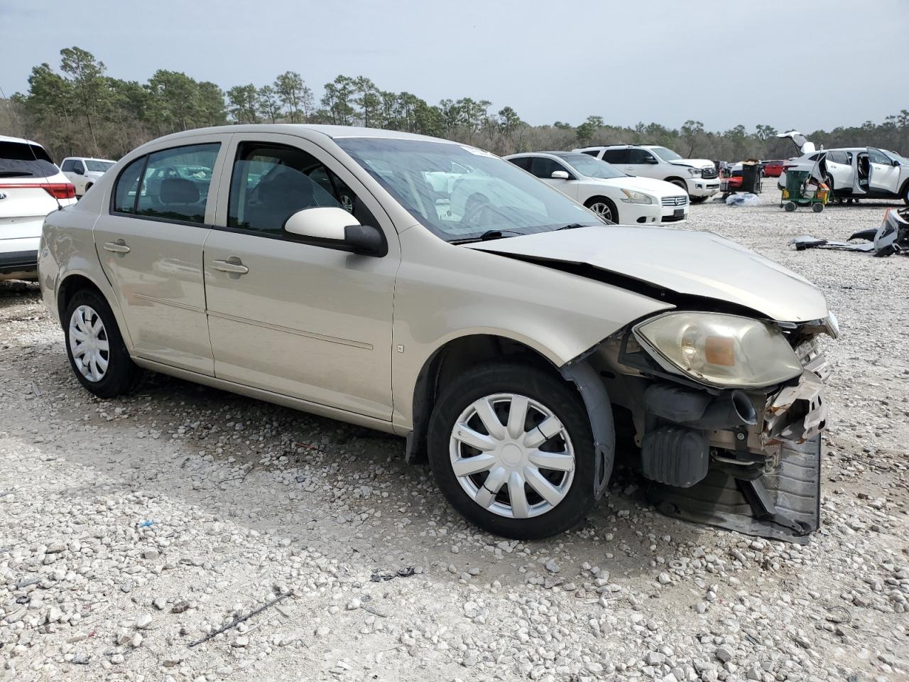 2009 Chevrolet Cobalt VIN 1G1AT58H297265714 Copart auction photo, front end / side damage thumbnail 4