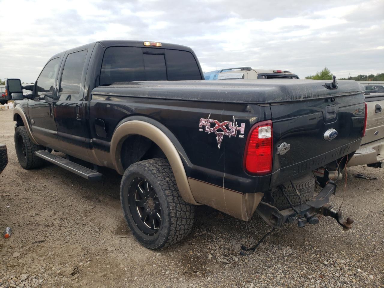 2013 Ford F250 VIN 1FT7W2BT5DEA48313 Copart auction photo, front end / rear end damage thumbnail 2