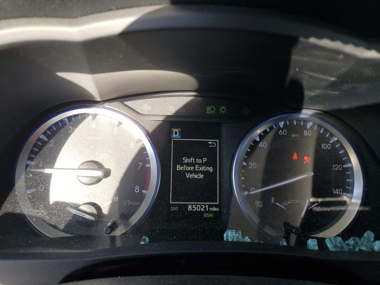 2019 Toyota Highlander VIN 5TDKZRFH1KS305118 Copart auction photo, rollover damage thumbnail 9