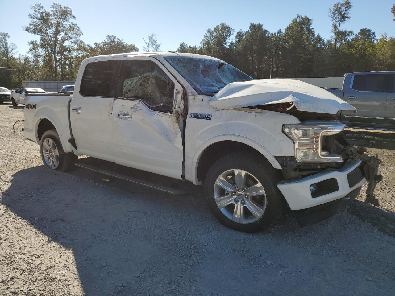 2020 Ford F-150 VIN 1FTEW1E45LFA79639 Copart auction photo, rollover damage thumbnail 4