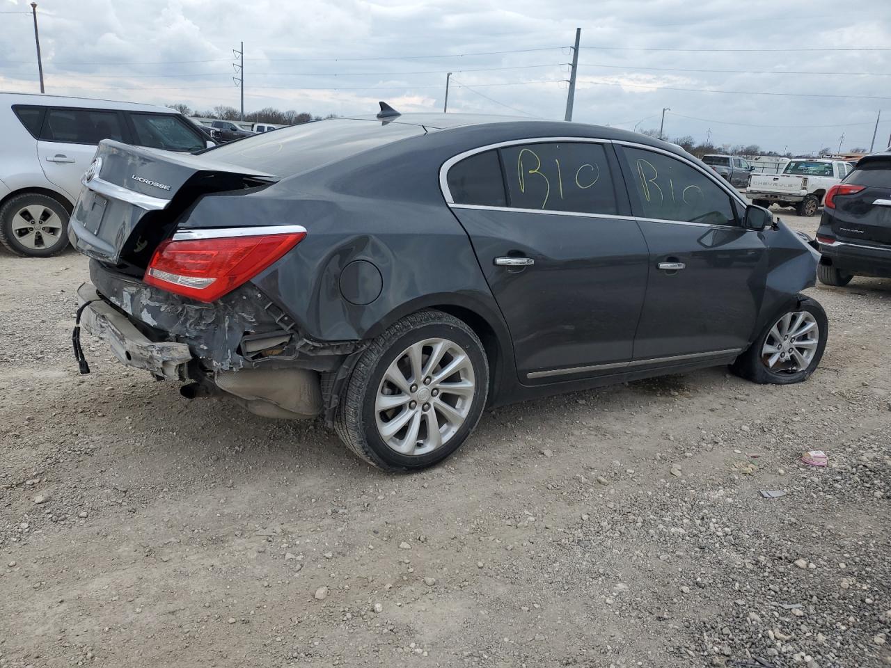 2014 Buick LaCrosse VIN 1G4GB5G36EF233211 Copart auction photo, all over damage thumbnail 3