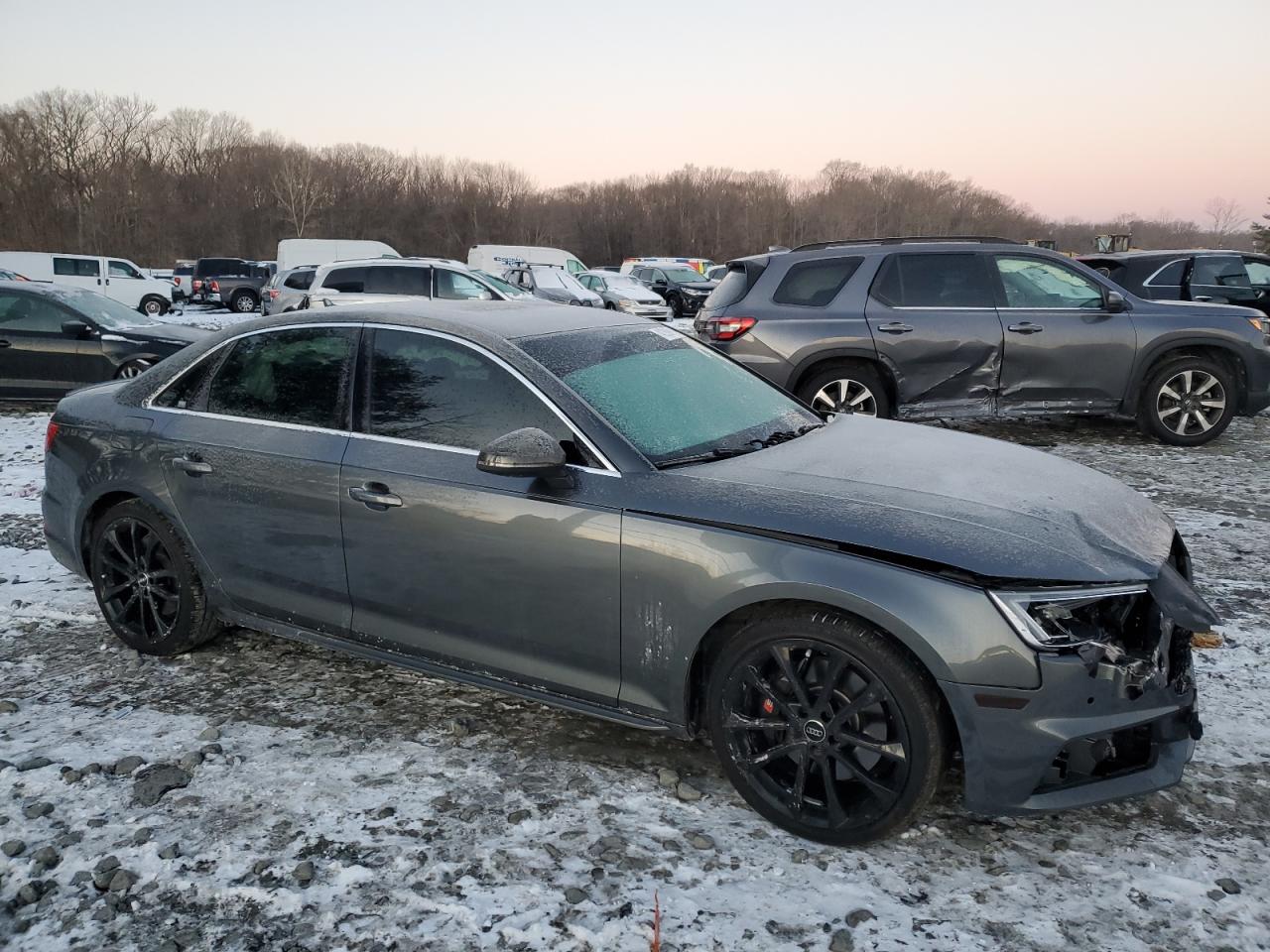 2018 Audi RS4 VIN WAUC4AF47JA001737 Copart auction photo, front end damage thumbnail 4