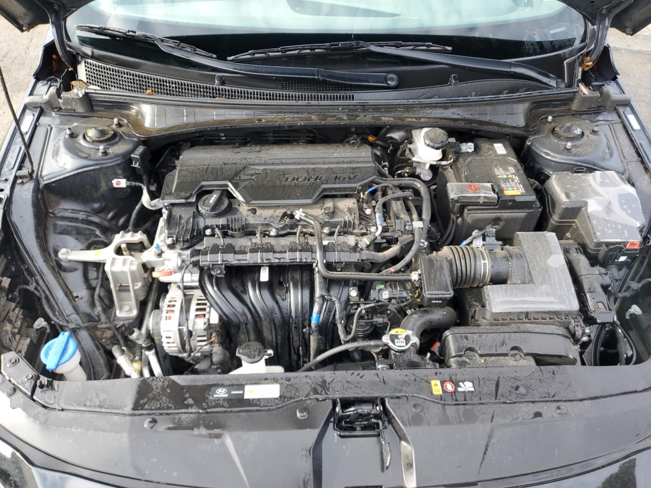 2023 Hyundai Elantra VIN KMHLM4AG7PU624123 Copart auction photo, all over damage thumbnail 11