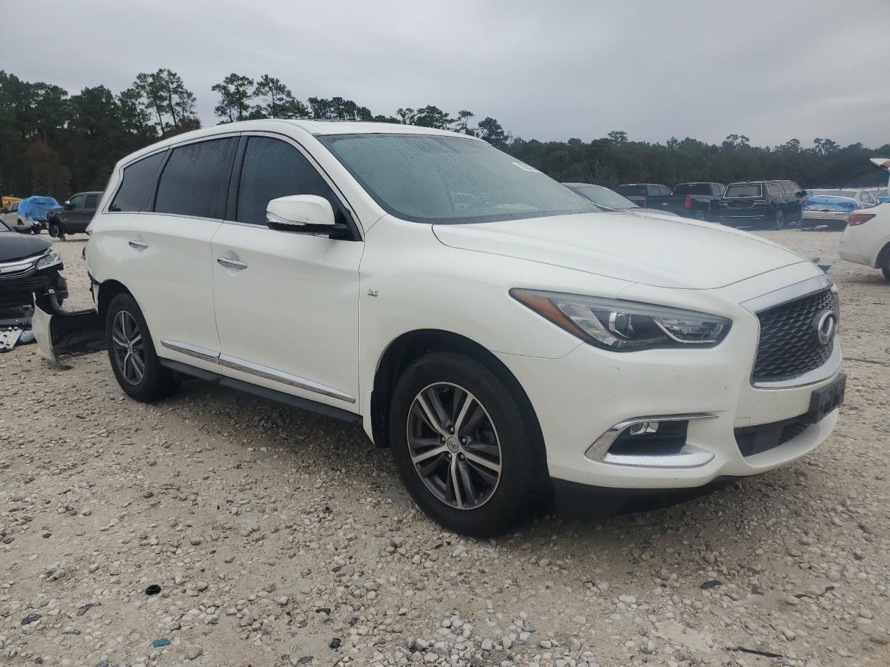 2018 Infiniti QX60 VIN 5N1DL0MNXJC521768 Copart auction photo, rear end / side damage thumbnail 4