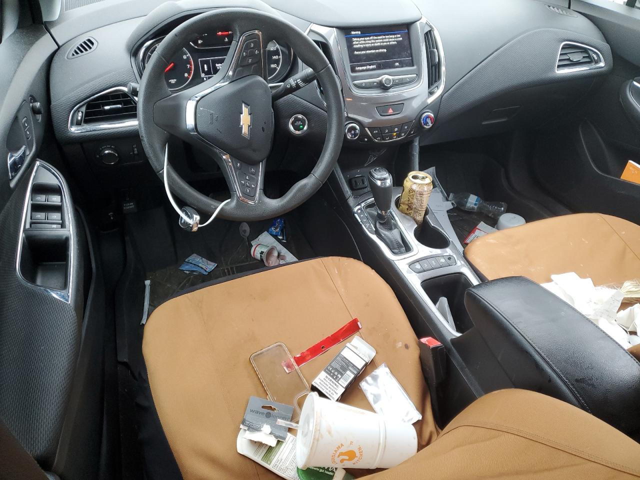 2019 Chevrolet Cruze VIN 1G1BE5SM3K7142319 Copart auction photo, front end / side damage thumbnail 8