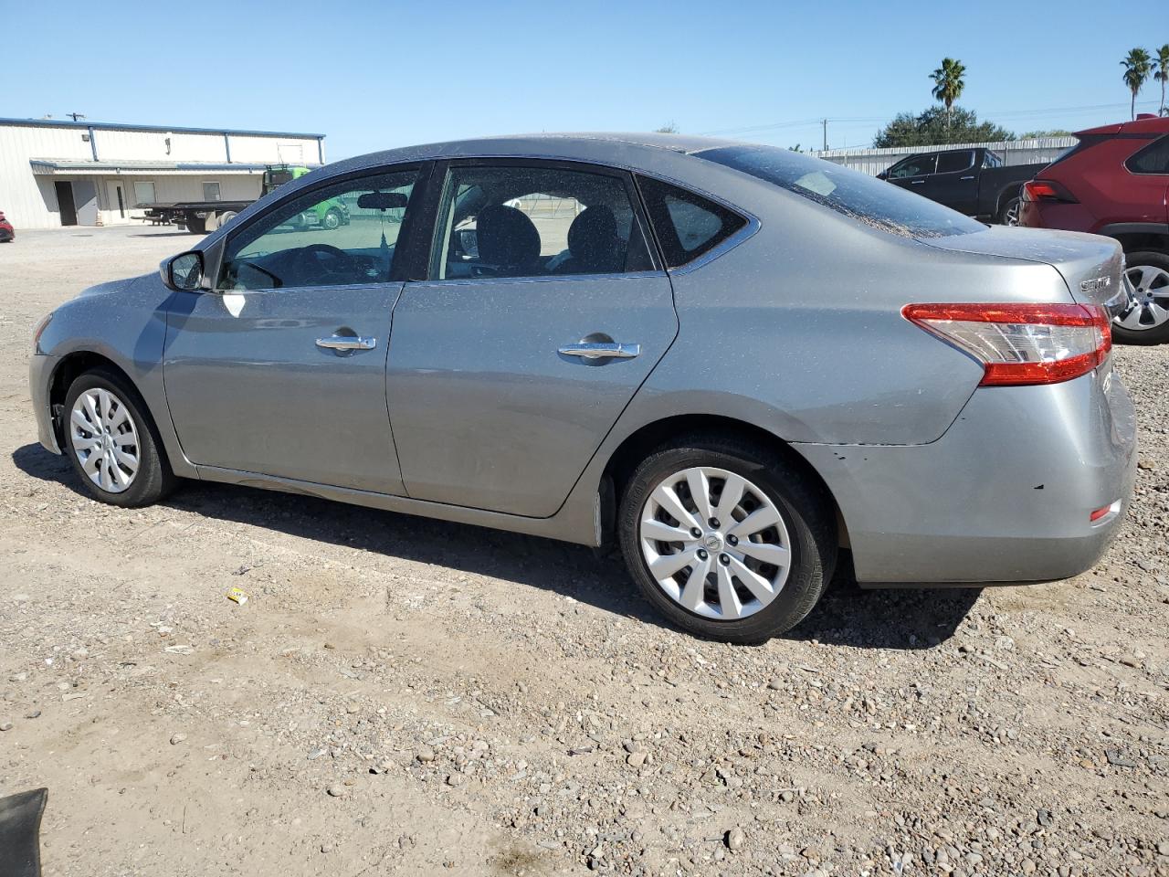 2014 Nissan Sentra VIN 3N1AB7AP2EL641392 Copart auction photo, side / minor dent/scratches damage thumbnail 2