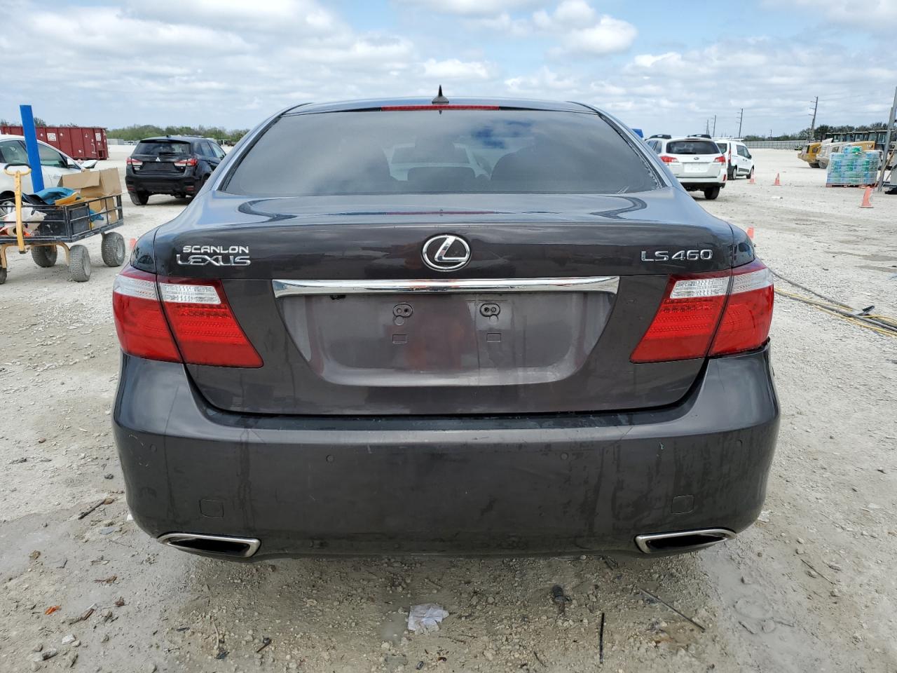 2009 Lexus LS VIN JTHBL46F395087250 Copart auction photo, rear end damage thumbnail 6