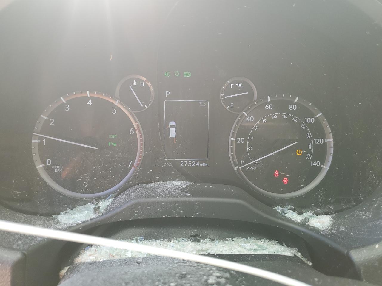 2022 Lexus GX VIN JTJAM7BX9N5326947 Copart auction photo, top/roof / front end damage thumbnail 9