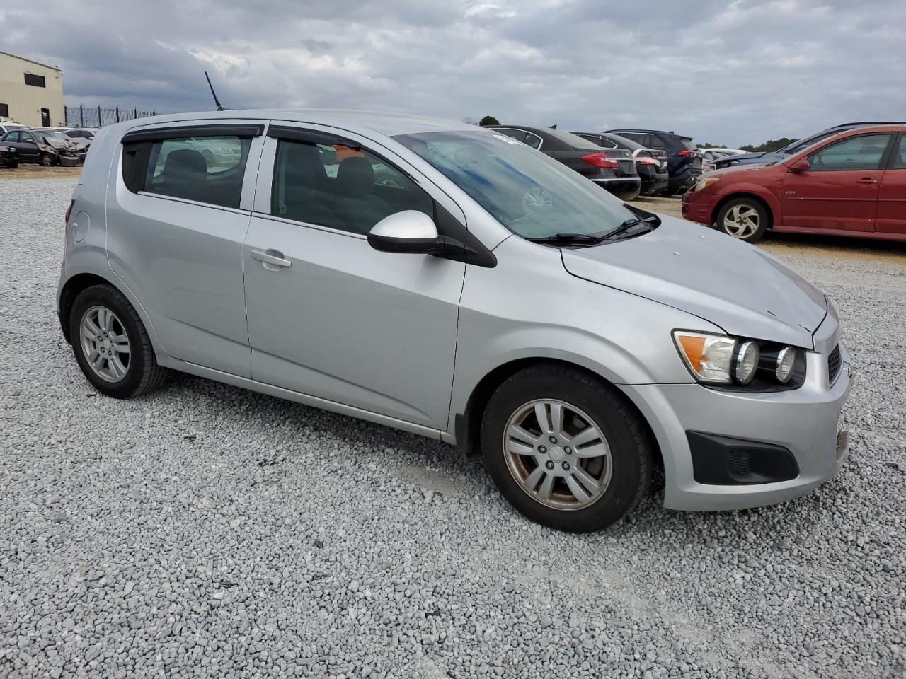 2014 Chevrolet Sonic VIN 1G1JC6SHXE4108104 Copart auction photo, front end / mechanical damage thumbnail 4