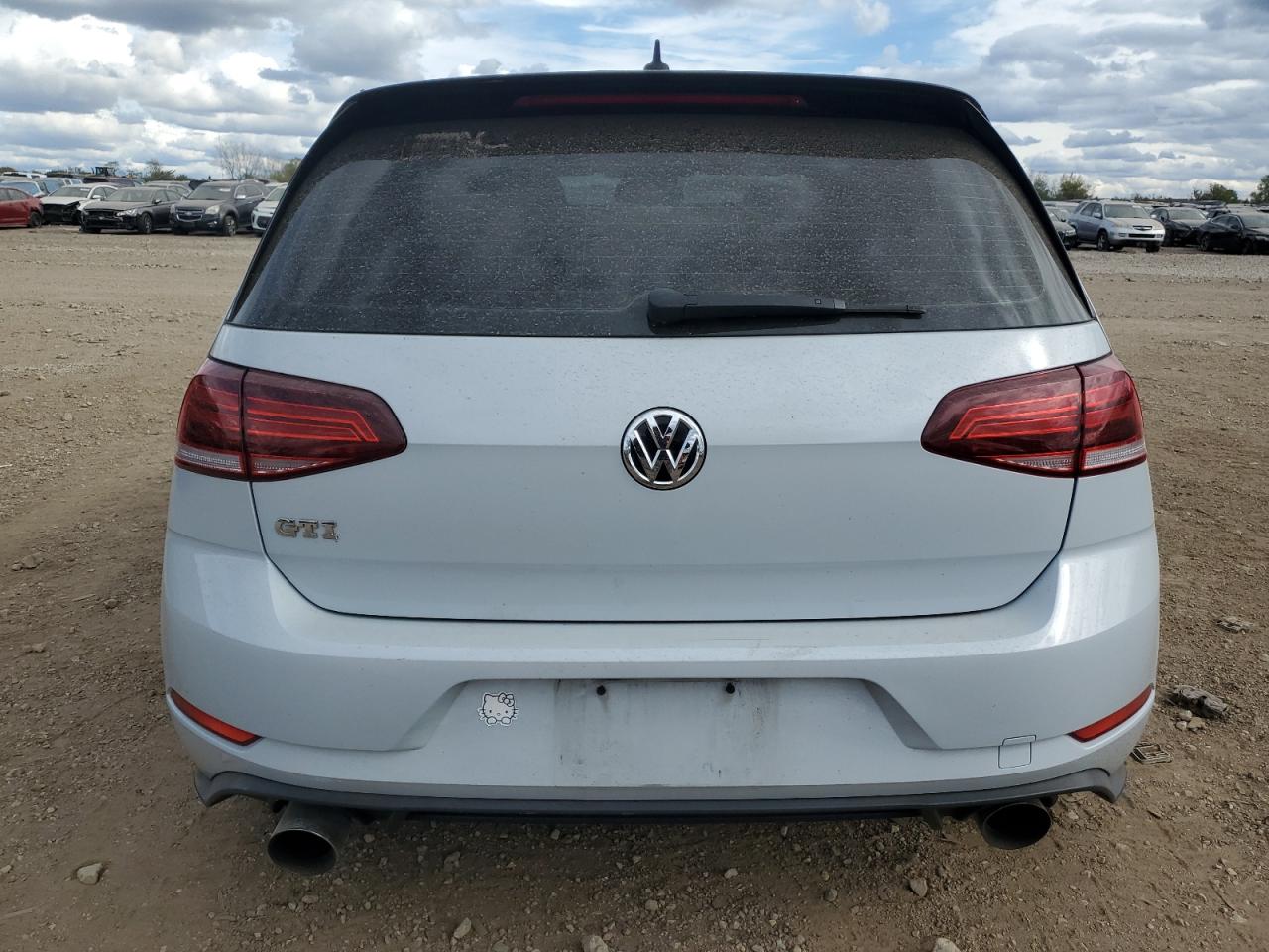 2018 Volkswagen GTI VIN 3VW447AU3JM274496 Copart auction photo, side / front end damage thumbnail 6